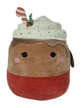 Squishmallows Sivi The Peppermint Latte Drink Christmas Edition